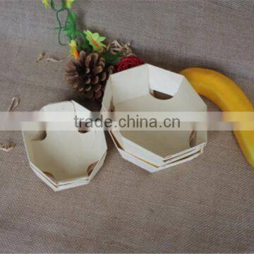 Top Grade Trade Assurance Veneer Wooden Food Sushi Tray Disposable Wooden Sushi Boat photo-5
