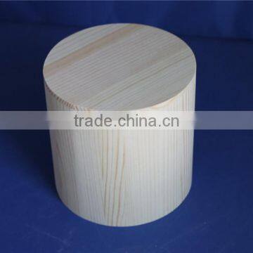 FSC Handmade Natural Office Use Round Pine Wooden Pen Holder Made in China photo-2