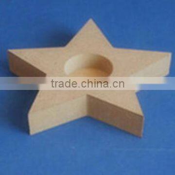 2015 Eco-friend Custom MDF Wood Craft Carved Candle Holder Wholesale photo-5