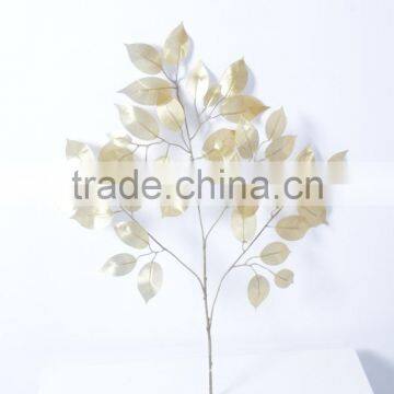 SJ070905 Artificial Hanging Ficus Tree Leaf/banyan Tree Leave Craft photo-4