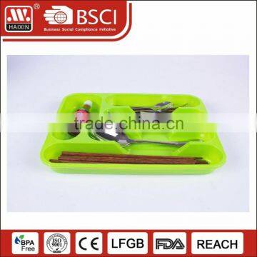 New Style Hot Sale Kitchen Useful Plastic Cutlery Box With Seperate Case