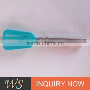 WSCCLG003 stainless steel with nylon metal bread clip food tong for kitchen tools or BBQ tools