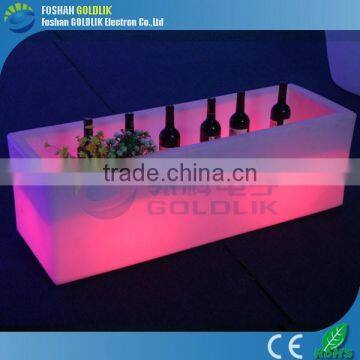 Printing Logo LED Lighted Ice Bucket for Wedding photo-2