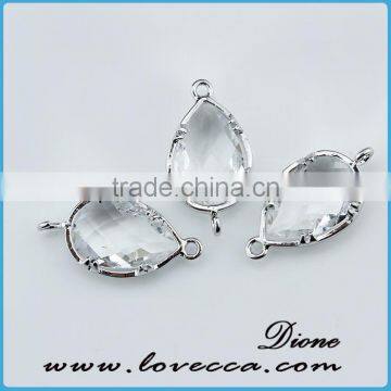 Fashion Jewelry Gold/silver Plated Bezel Stone Natural Various Design Glass Gemstone Bezel Pendant photo-5