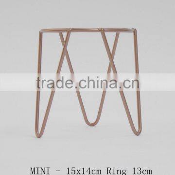 Hot Item Home Indoor Metal Black Wrought Iron Metal Flower Pot Stand Holder photo-2