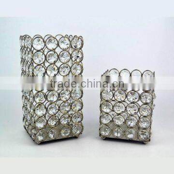 Beautiful Wedding Decoration Crystal Candle Holder photo-2