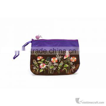 Embroidery Coin Purse, Handbag, Silk Purse, Handicraft in Vietnam photo-2