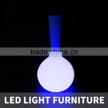 Indoor and Outdoor Plastic LED Glowing Decorative Flower Vase Light photo-4