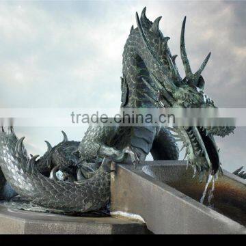Chinese Bronze Dragon Statue Life Size Dragon Fountains photo-2