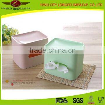 Table Decoration Accessories Clear Plastic Tissue Box Sweet Paper Box