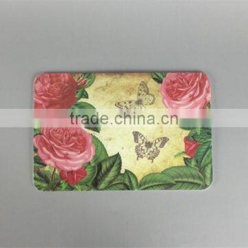 flower garden printed melamine meat vegetable cutting board