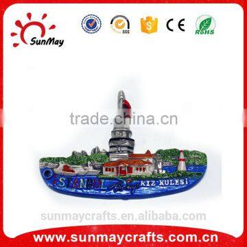 Wholesale custom 3D Turkey ISTANBUL souvenir ceramic plate for sale