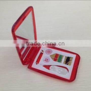 2015 New Design Plastic Needlework Tool Set Essential Sewing Tools Box Set With Mirror photo-4