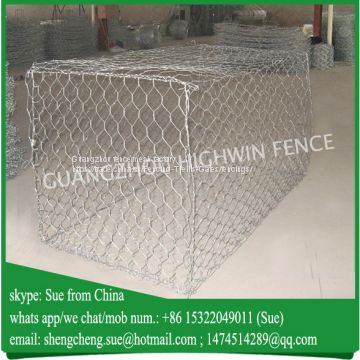 Galvanized 3 x 1 x 0.3m gabion from China