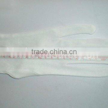 DDSAFETY 2017 Natural Bleach Cotton Interlock Reversible Hem Anti Static Safety Gloves photo-2