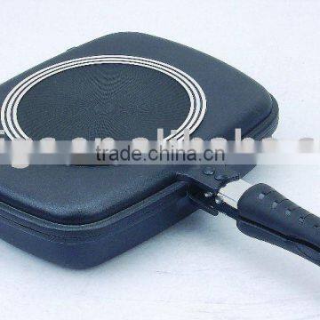 Die-casting Aluminum Non-Stick Double Fry Pan