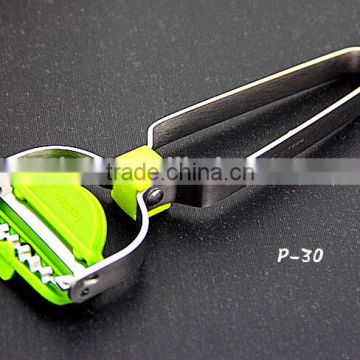 P030 Stainless Steel vegetable onion slicer Julienne Peeler in green fridge magnets