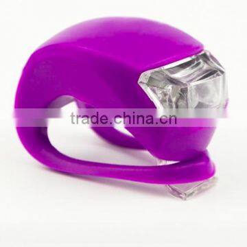 New Bicycle Light Lamp Rear Wheel Waterproof Safety Colorful Rubber Led Silicone Bike Light photo-4