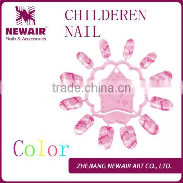 Children cute finger nail art tips for little miss