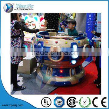 Kiddie Disco Classic go Round Kiddie Rides Coin Operated Promotion Funny Rotate Ridding Colorful Disco Game Machine photo-4