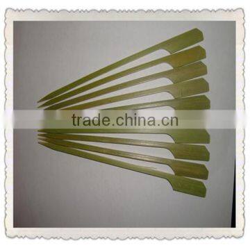 Hot sale disposable bbq bamboo paddle skewer