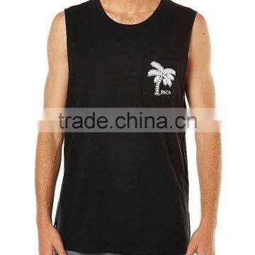 100% Cotton Custom Printed Mens Tank Top