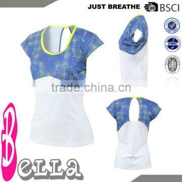 custom wave point sublimation print cap sleeve layer 8 sportswear