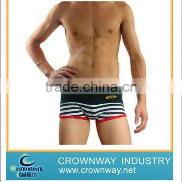 Mens striped bamboo boxer shorts