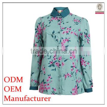 2014 hot selling fashion office ladies ready made blouses