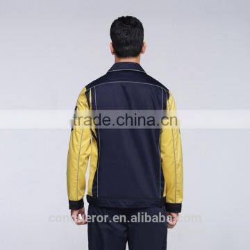 Cheap Latest Factory Construction Work Wear Adult Work Suit Water-resistant Denim Overalls For Worker Labor Uniform photo-4