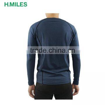 Running Gym Fitness New Model Plain Blank Full Sleeve Clothes Men's T-shirt photo-3