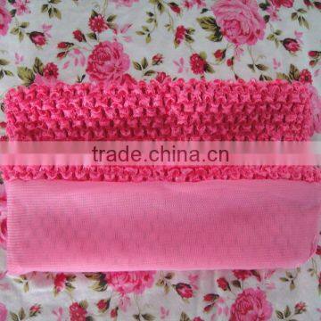 Crochet Headband for Baby Tutu Tops Solid Colors Crochet Tube Headband 9 Inches Crochet Top photo-4