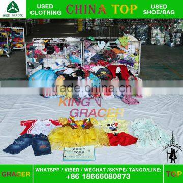 Credential Summer Children Clothing Import Used Clothes Bales In Kg For Sale