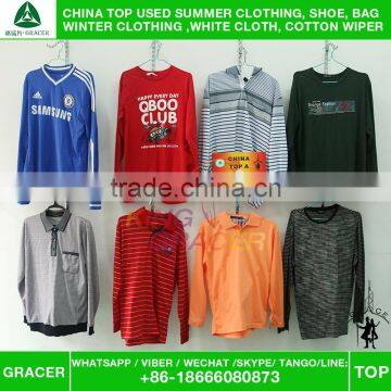 Recycling Bundle In Bales Men Long Sleeve T-shirt Used Clothing Uk Style Sorted photo-6