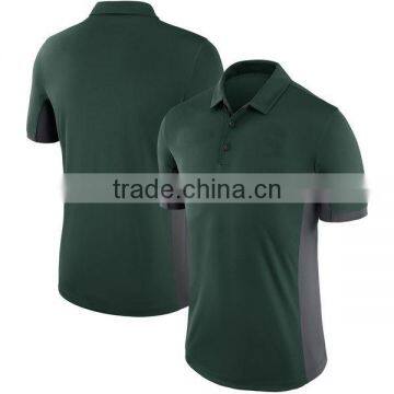 MGOO Factory Wholesale Sport Wear Gym Wear Polo T-Shirt Mens Dry Fit Polo Shirt Splicing With Two Colors photo-2