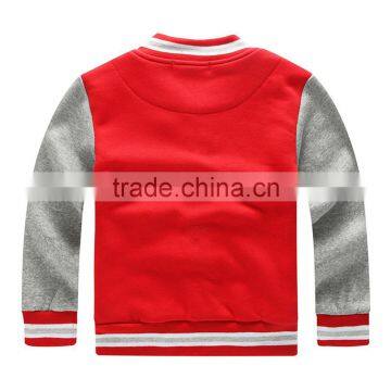 Spring Autumn Children Coat Letter Pattern Student Baseball Wear Boys Sweatshirt Girls Hoodies Casual Kid's Jacket Outerwear photo-3