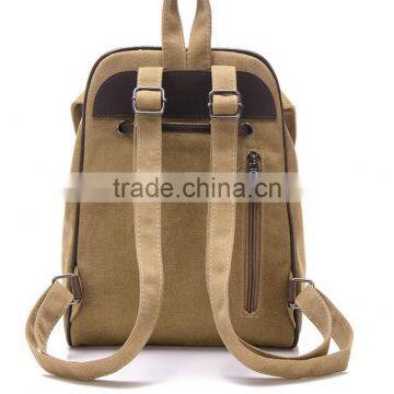 Zm35605a Vintage Women Sport Bags Casual Canvas School Backpack photo-2