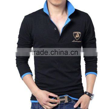 Custom Design Sewing Logo Brand Polo Shirt photo-3