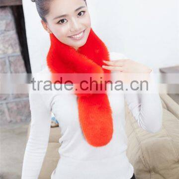 Shooting Autumn and Winter Women's Faux Fox Fur Raccoon Fur Scarf Muffler Scarf Faux Fur Collar photo-5