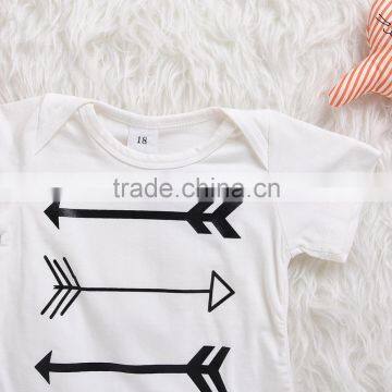 S60678B New Infant Baby Rompers Cotton Short-sleeved Children Climbing Clothes photo-2