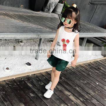 S17105A Children Clothes Baby Girls' Summer Vest photo-5