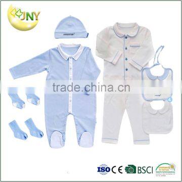 High quality cheap baby clothes set cotton plain newborn baby clothes gift set