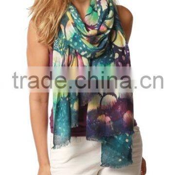 ROYAL PEACOCK SCARF photo-2