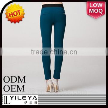 Good quality casual tight tight blue trousers