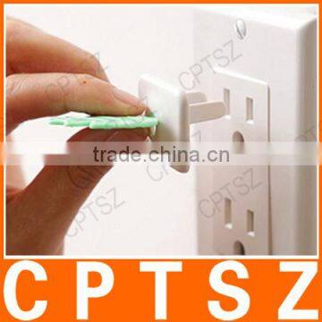 Baby Mate 24 PCS Childproof Electrical Outlet Plugs With 4 Parent Keys (White, 1.3" x 1.1" Plug Size) - Electric Socket Cover - photo-6