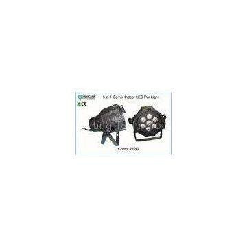 Compat Indoor Led Par Light 5 in 1 RGBWA DMX-512 8CH Professional Stage Lighting