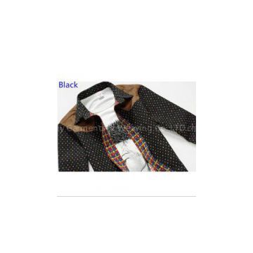 Free Shipping men\'s 2015 fashion dot pattern long sleeve shirt