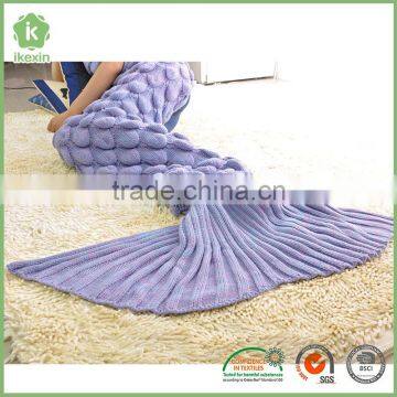 2017 Mermaid Tail All Seasons Adult Crochet Blanket