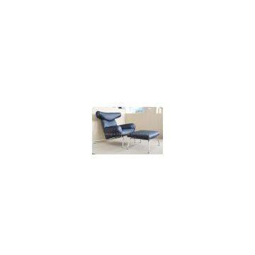 OX chair with ottoman