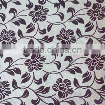 NEW arrived 100%polyester flocking fabric